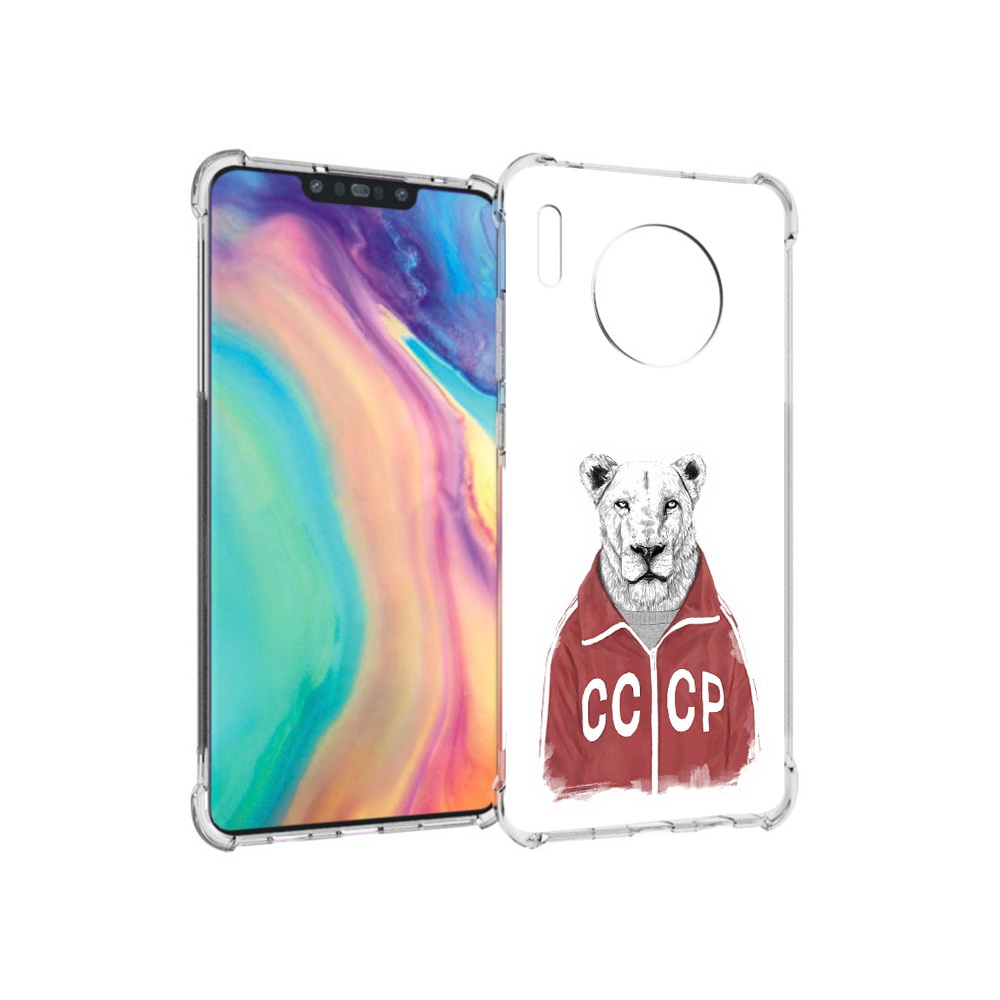 

Чехол MyPads Tocco для Huawei Mate 30 львица ссср, Прозрачный, Tocco