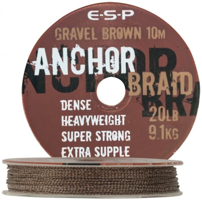 

Поводковый материал E-S-P ANCHOR BRAID - Gravel Brown/20lb/10m