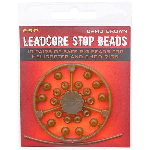 

Бусина-стопор E-S-P Leadcore Stop Beads - Camо Brown - 20шт.