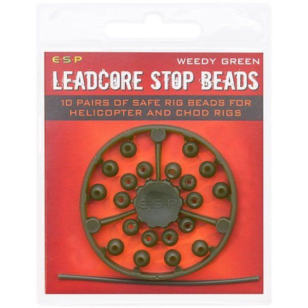 

Бусина-стопор E-S-P Leadcore Stop Beads - Weedy Green - 20шт.