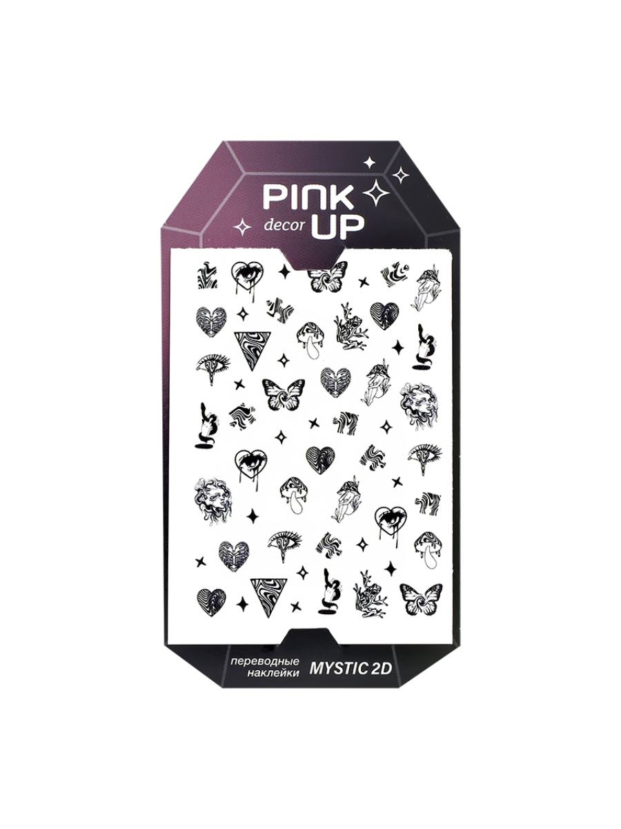 Наклейки для ногтей Pink Up Decor Mystic Collection 2D переводные тон 184