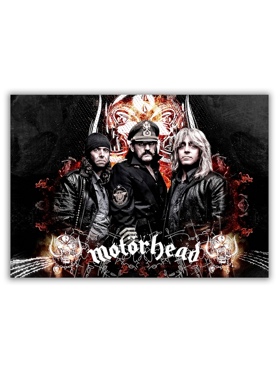 фото Магнит на холодильник drabs большой - a4, motorhead