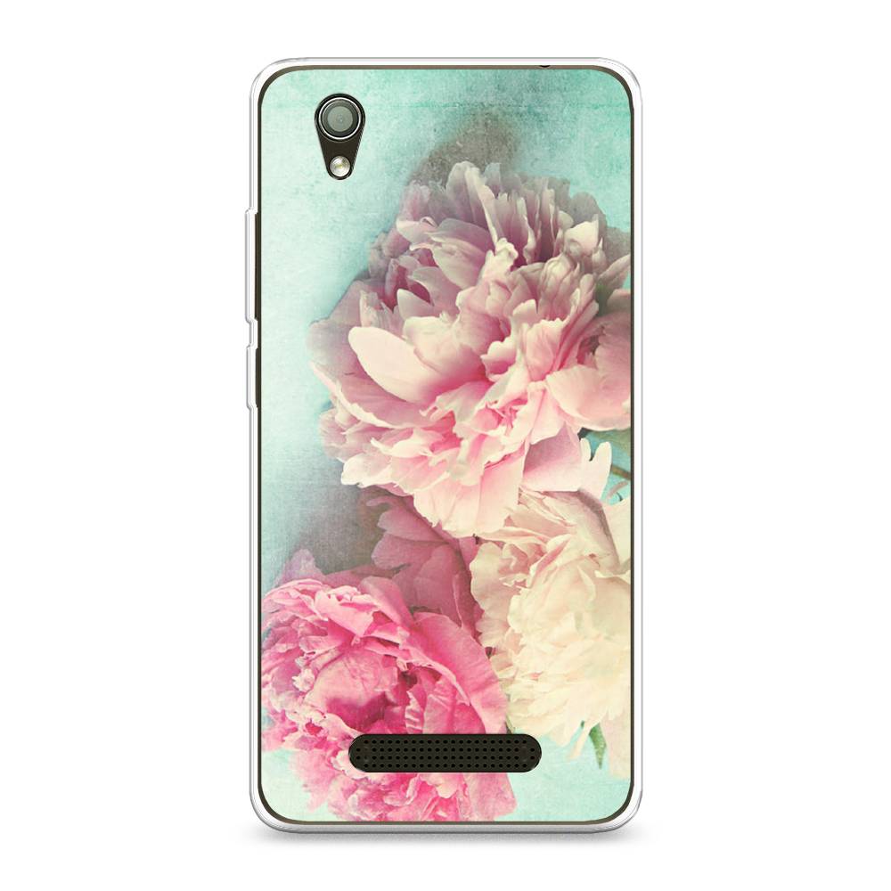 

Чехол Awog на ZTE Blade X3 / ЗТЕ Блэйд X3 "Пионы new", 130650-8