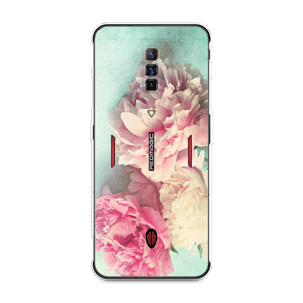 

Чехол Awog на ZTE Nubia Red Magic 6 / ЗТЕ Нубиа Ред Мэджик 6 "Пионы new", 135150-8