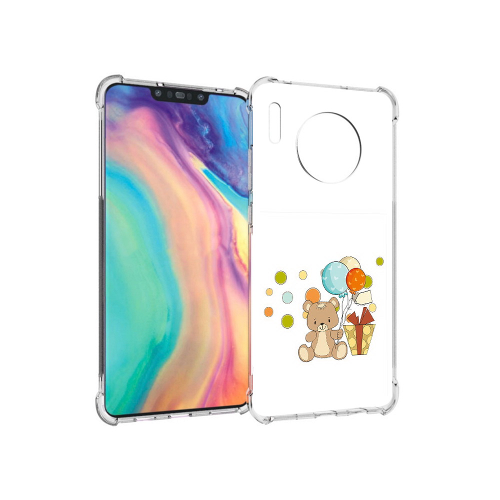 

Чехол MyPads Tocco для Huawei Mate 30 медвеженок с подарком, Прозрачный, Tocco
