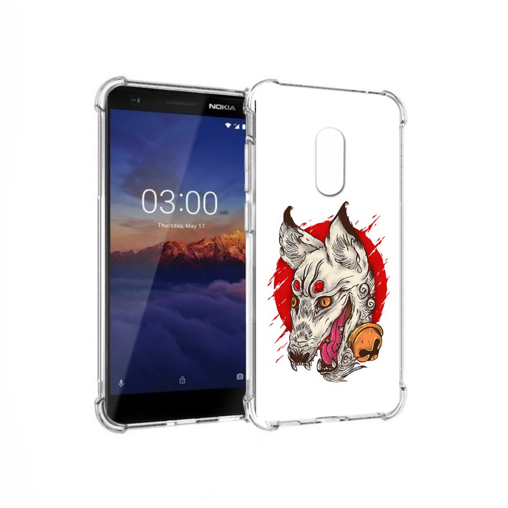 

Чехол MyPads Tocco для Nokia 3.1 страшная собака (PT114125.119.627), Прозрачный, Tocco