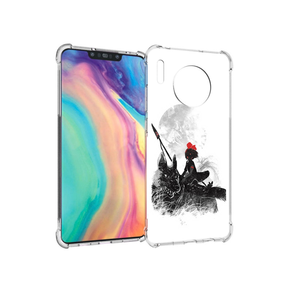 

Чехол MyPads Tocco для Huawei Mate 30 мононоке, Прозрачный, Tocco