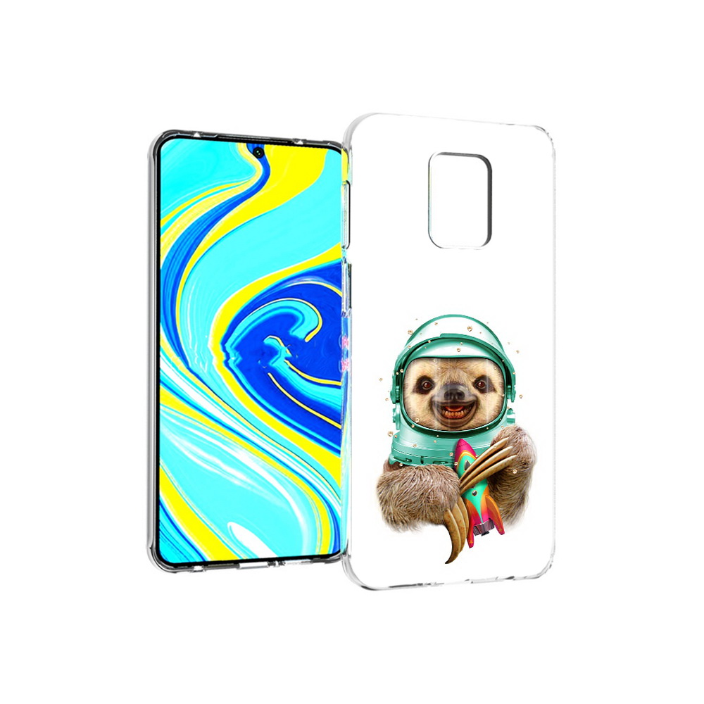 Чехол MyPads Tocco для Xiaomi Redmi Note 9 Pro Ленивец астронавт (PT146368.268.104)