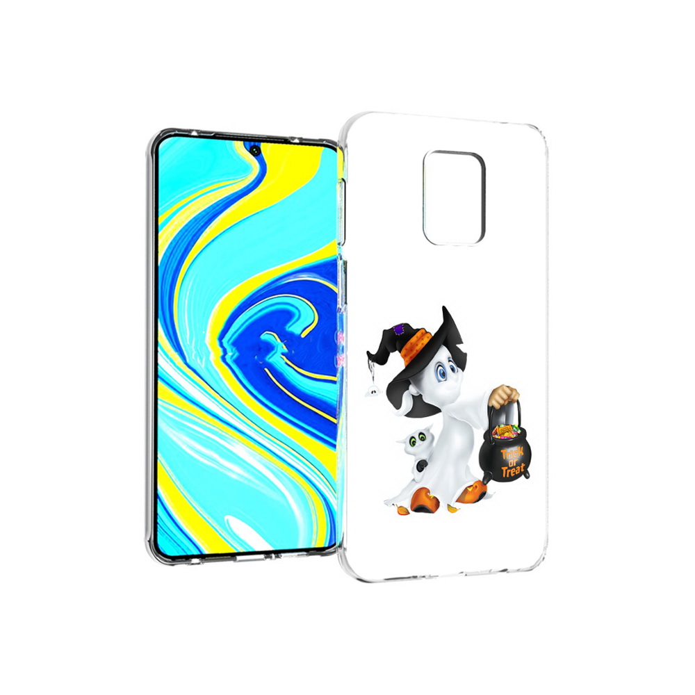 Чехол MyPads Tocco для Xiaomi Redmi Note 9 Pro Маленький призрак (PT146368.268.113)