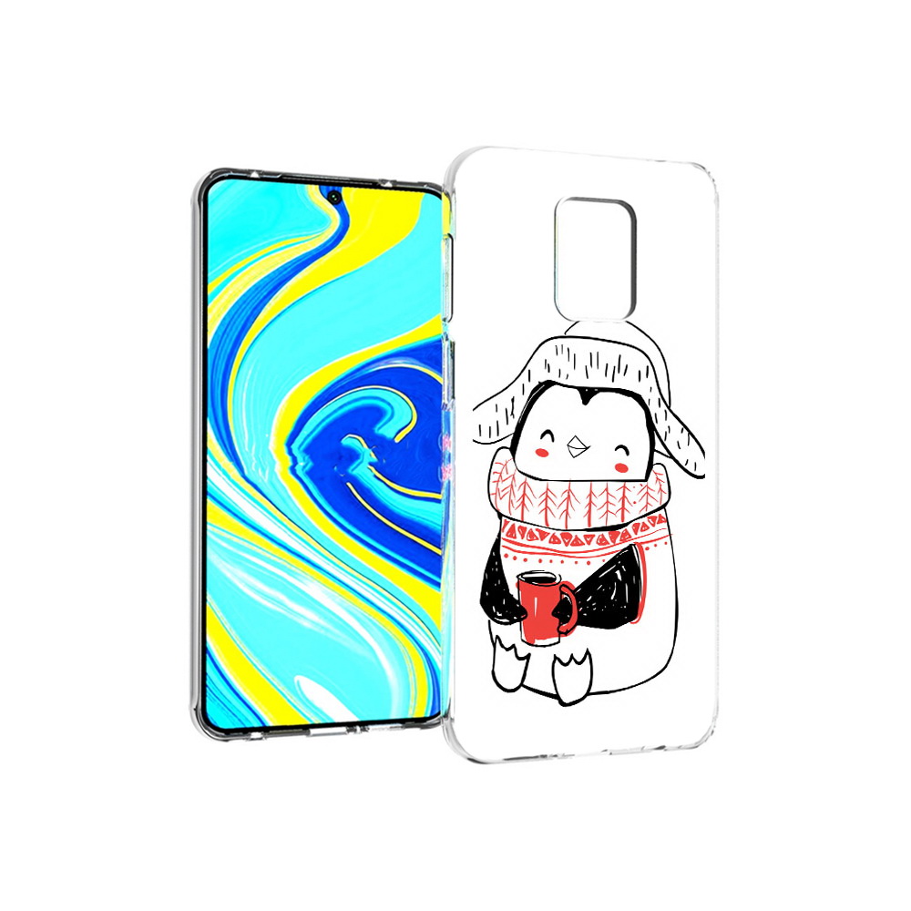 Чехол MyPads Tocco для Xiaomi Redmi Note 9 Pro Милый пингвин (PT146368.268.115)