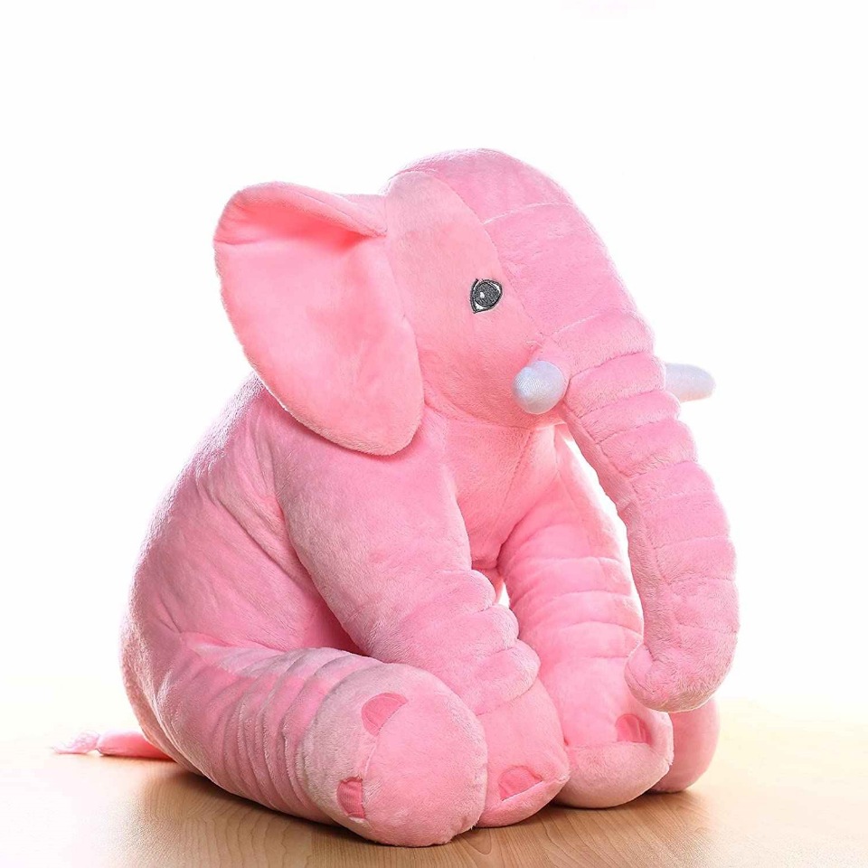 фото Мягкая игрушка ball masquerade слоник плюшевый яркий розовый 45 см. 703621