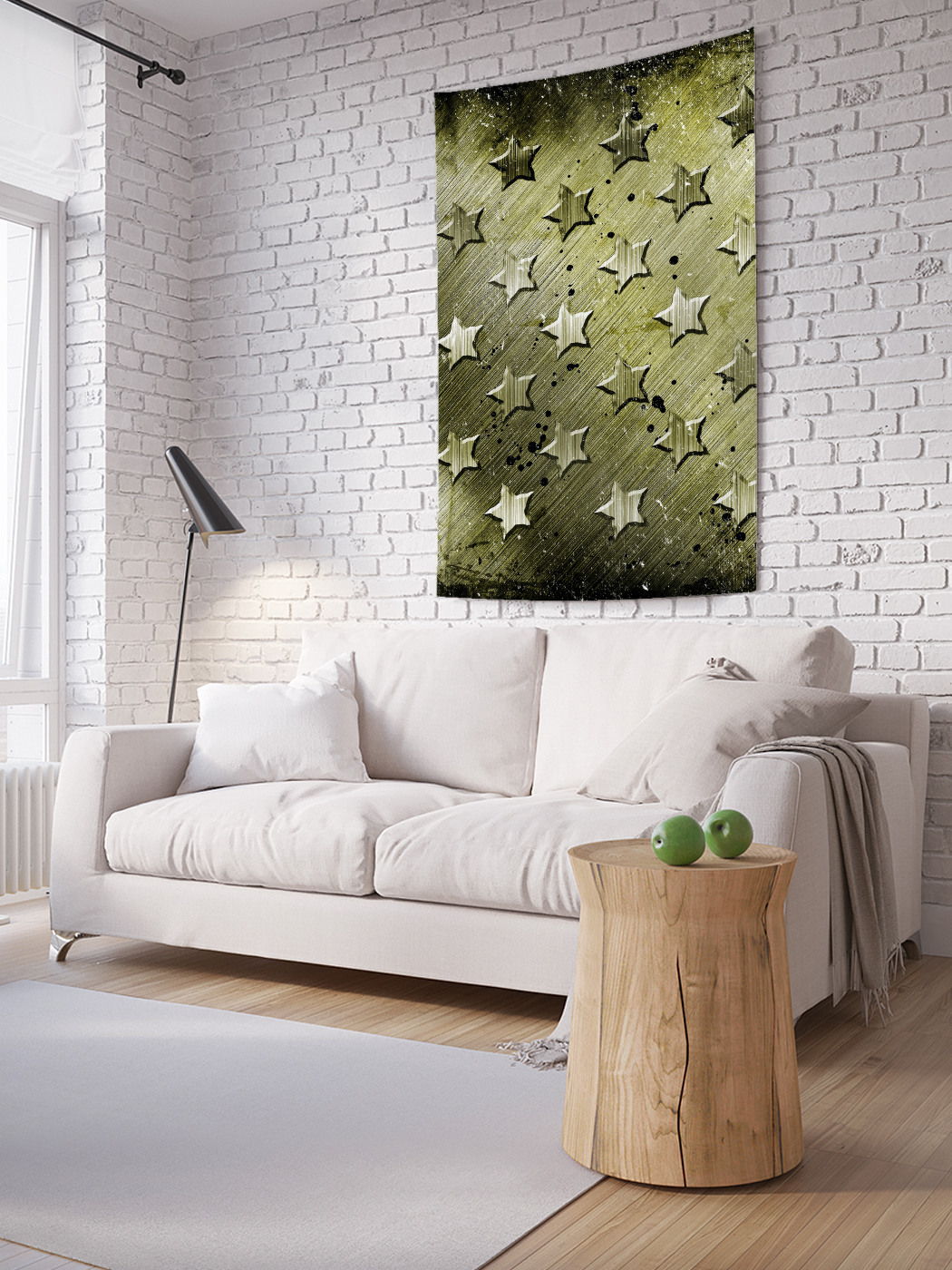

Вертикальное фотопанно на стену JoyArty Рельефные звезды 150x200 см, Рельефные звезды