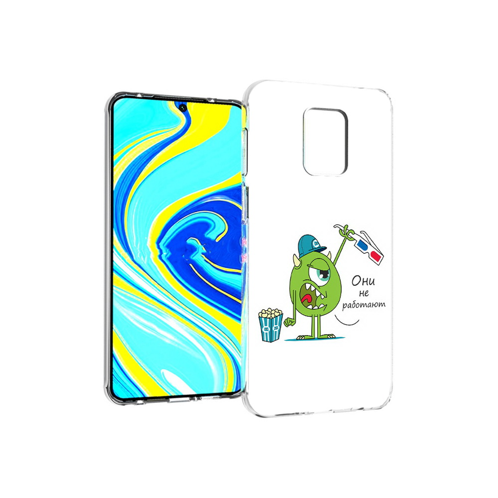 Чехол MyPads Tocco для Xiaomi Redmi Note 9 Pro Очки не работают (PT146368.268.129)
