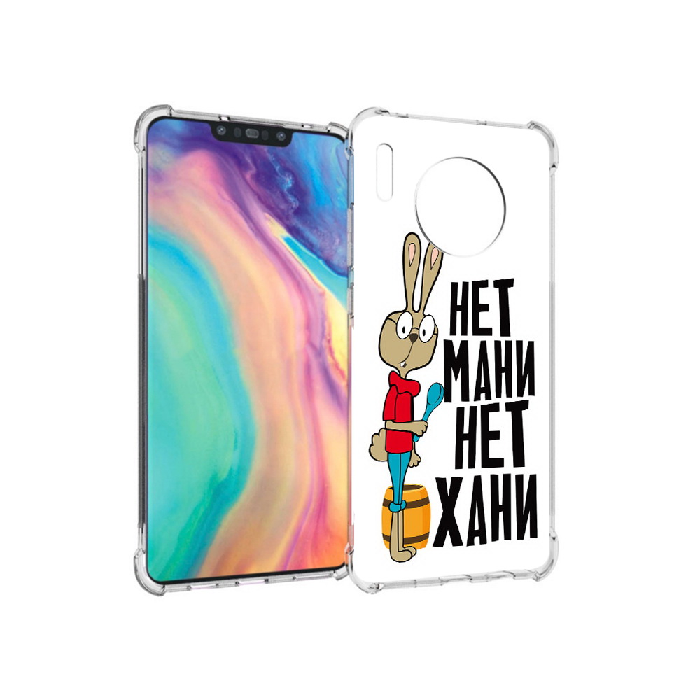 

Чехол MyPads Tocco для Huawei Mate 30 нет мани нет хани, Прозрачный, Tocco