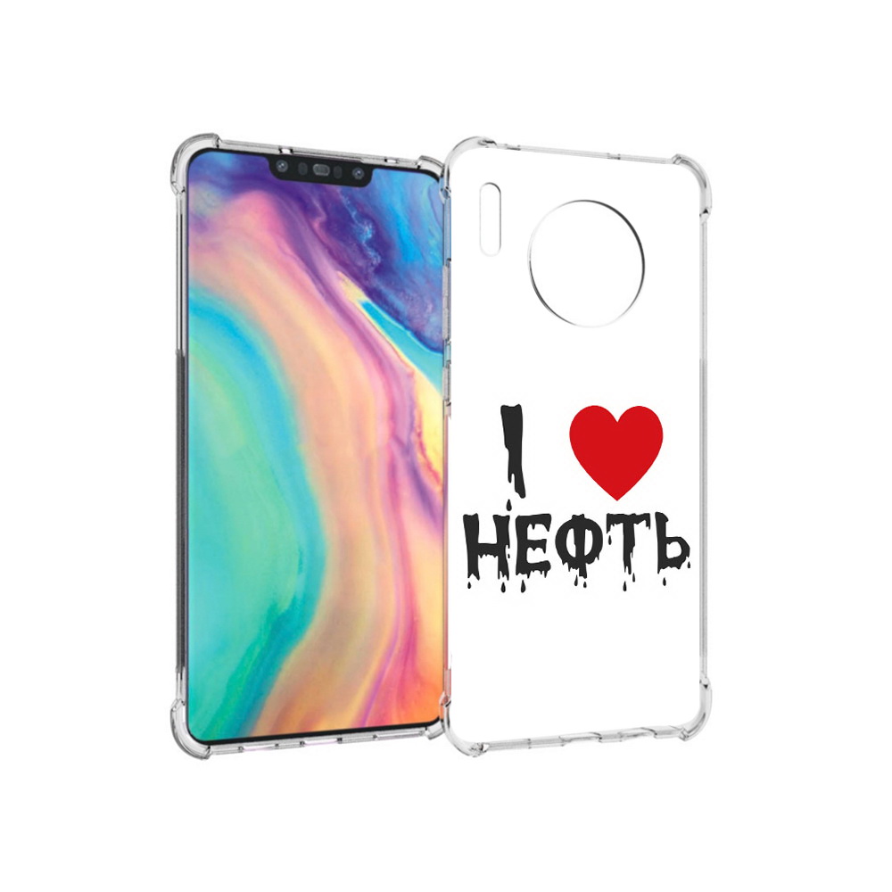 

Чехол MyPads Tocco для Huawei Mate 30 нефть, Прозрачный, Tocco