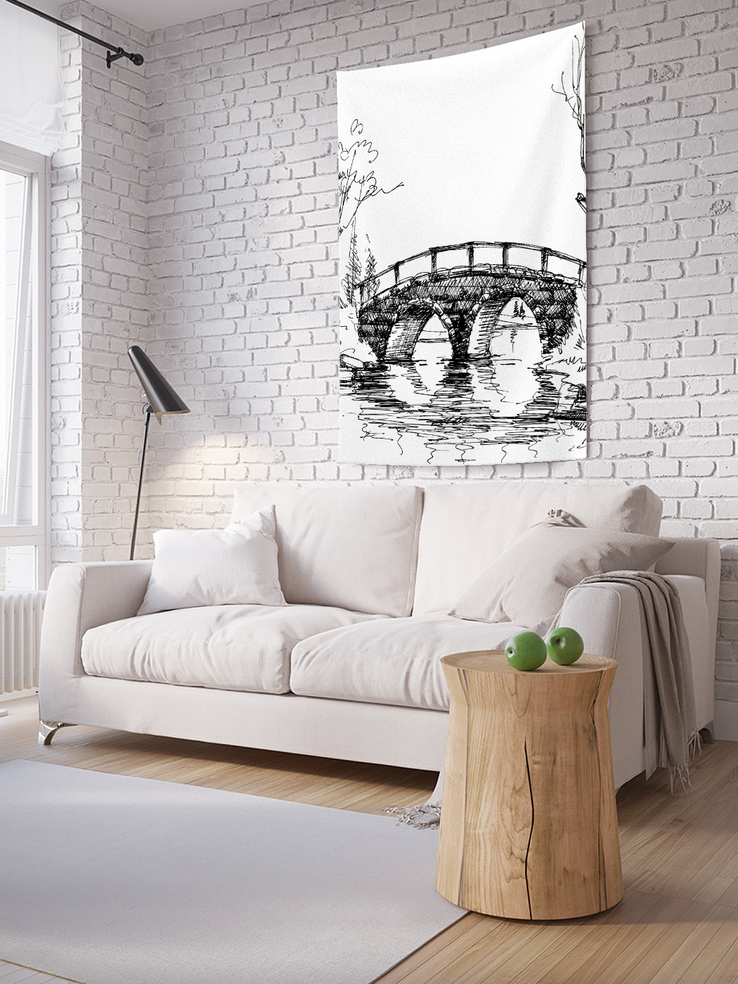 

Вертикальное фотопанно на стену JoyArty Мост- ориентир 150x200 см, Мост- ориентир