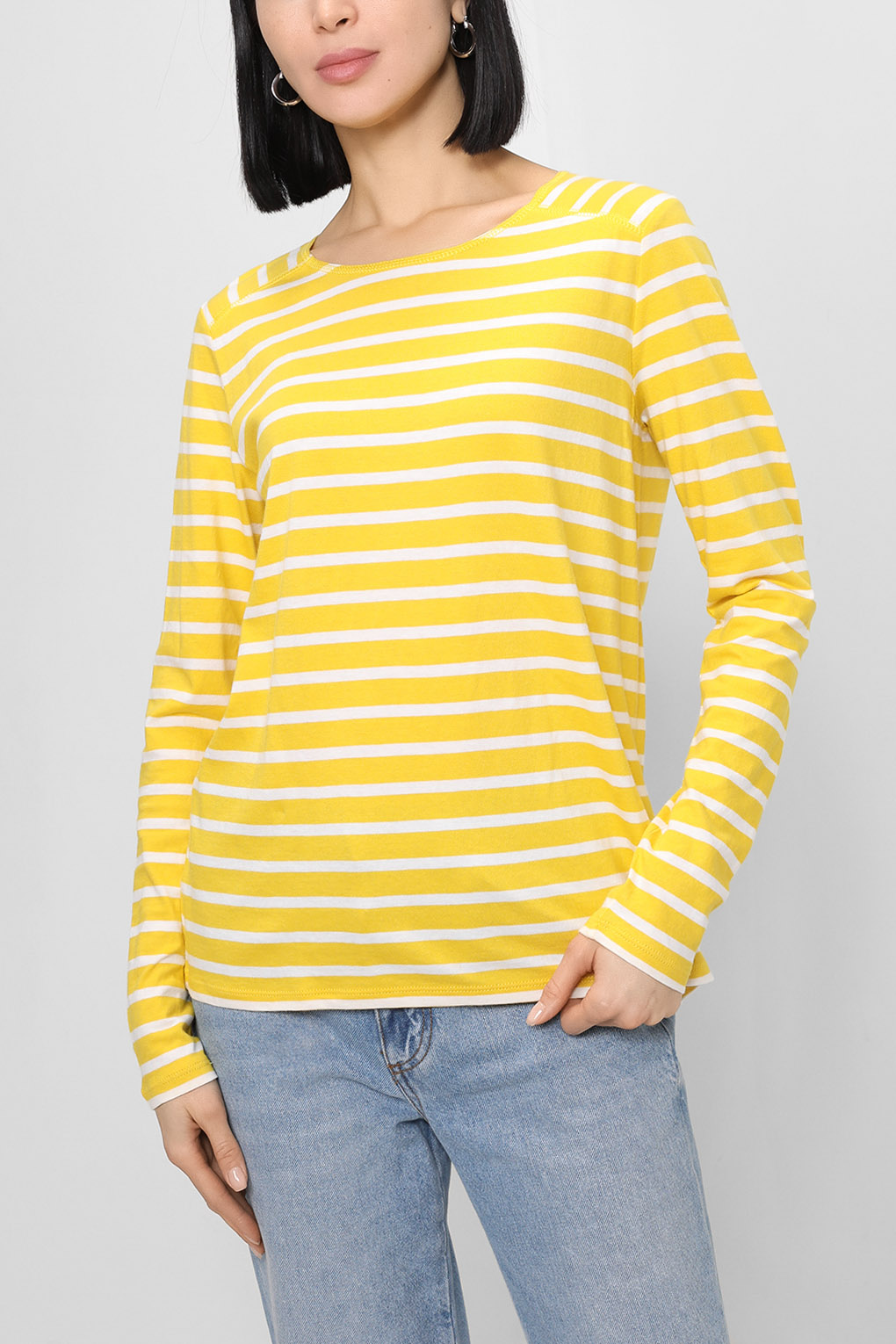 

Лонгслив женский Marc O'Polo Denim 248245752053 желтый XS, 248245752053
