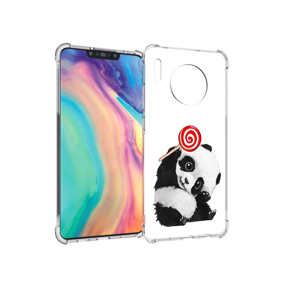 

Чехол MyPads Tocco для Huawei Mate 30 панда с леденцом, Прозрачный, Tocco