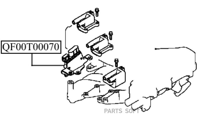 QF00T00070_модуль зажигания! Mitsubishi Pajero/Pajero Sport 90-09