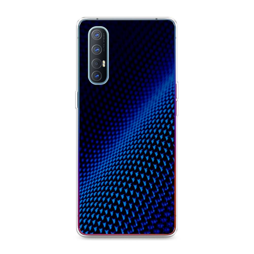 

Чехол Awog на Oppo Reno 3 Pro "Синий карбон", Разноцветный, 252550-3