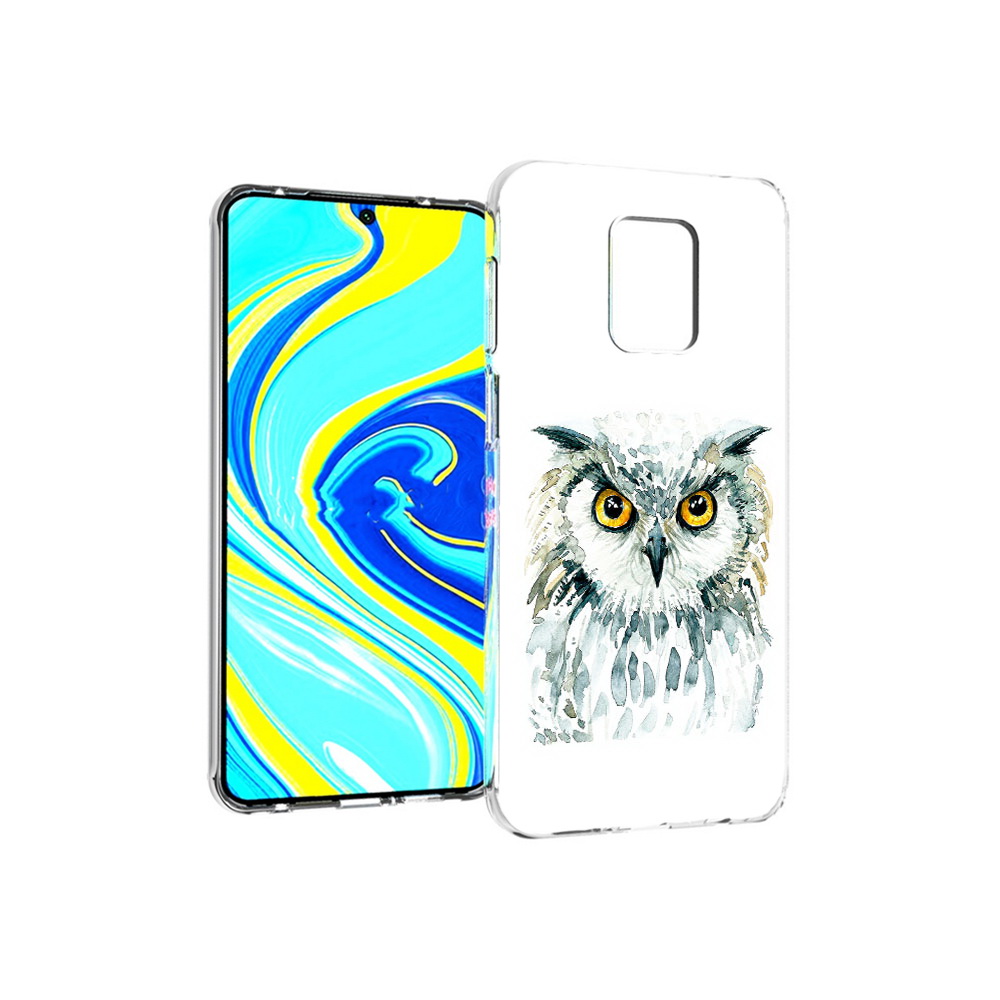 Чехол MyPads Tocco для Xiaomi Redmi Note 9 Pro Серьезная сова (PT146368.268.156)