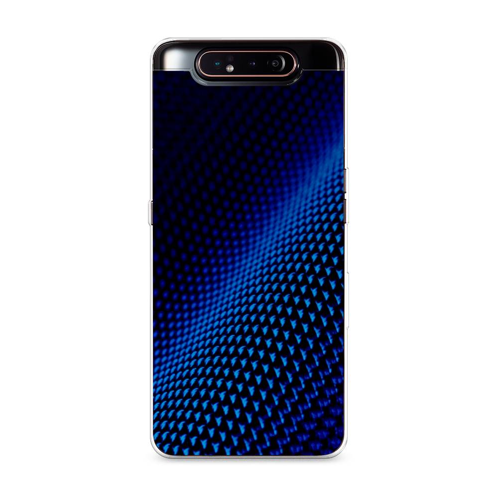 

Чехол Awog на Samsung Galaxy A80 "Синий карбон", Разноцветный, 28350-3