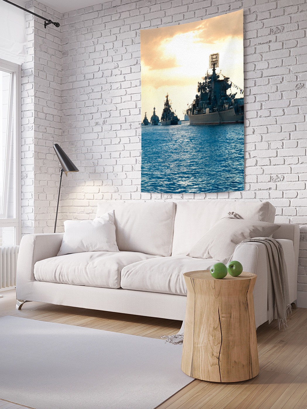 

Вертикальное фотопанно на стену JoyArty Морской флот 150x200 см, Морской флот