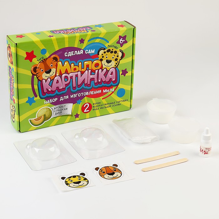 

Мыло-картинка «Леопард и тигр»