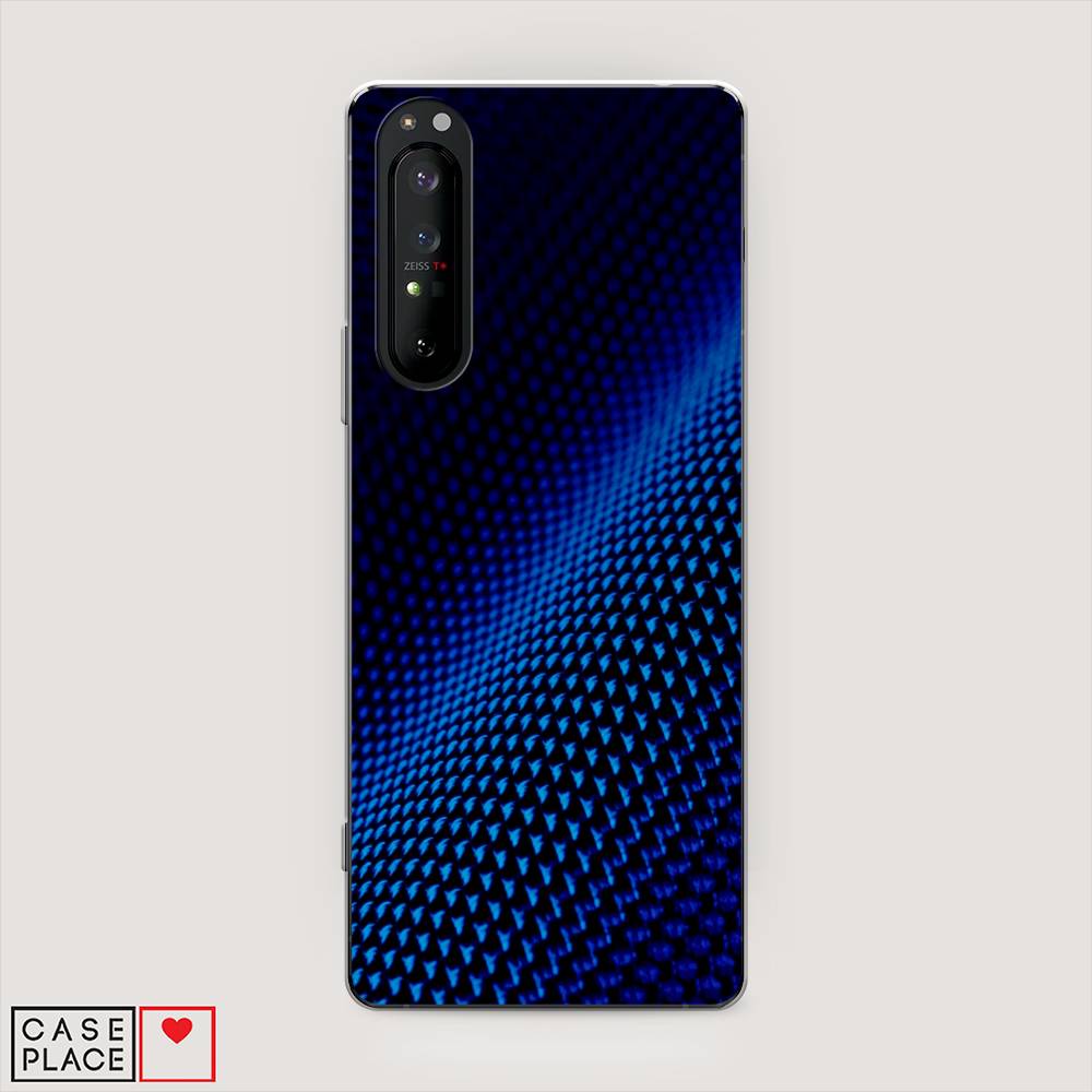 

Чехол Awog на Sony Xperia 1 II "Синий карбон", Разноцветный, 54550-3