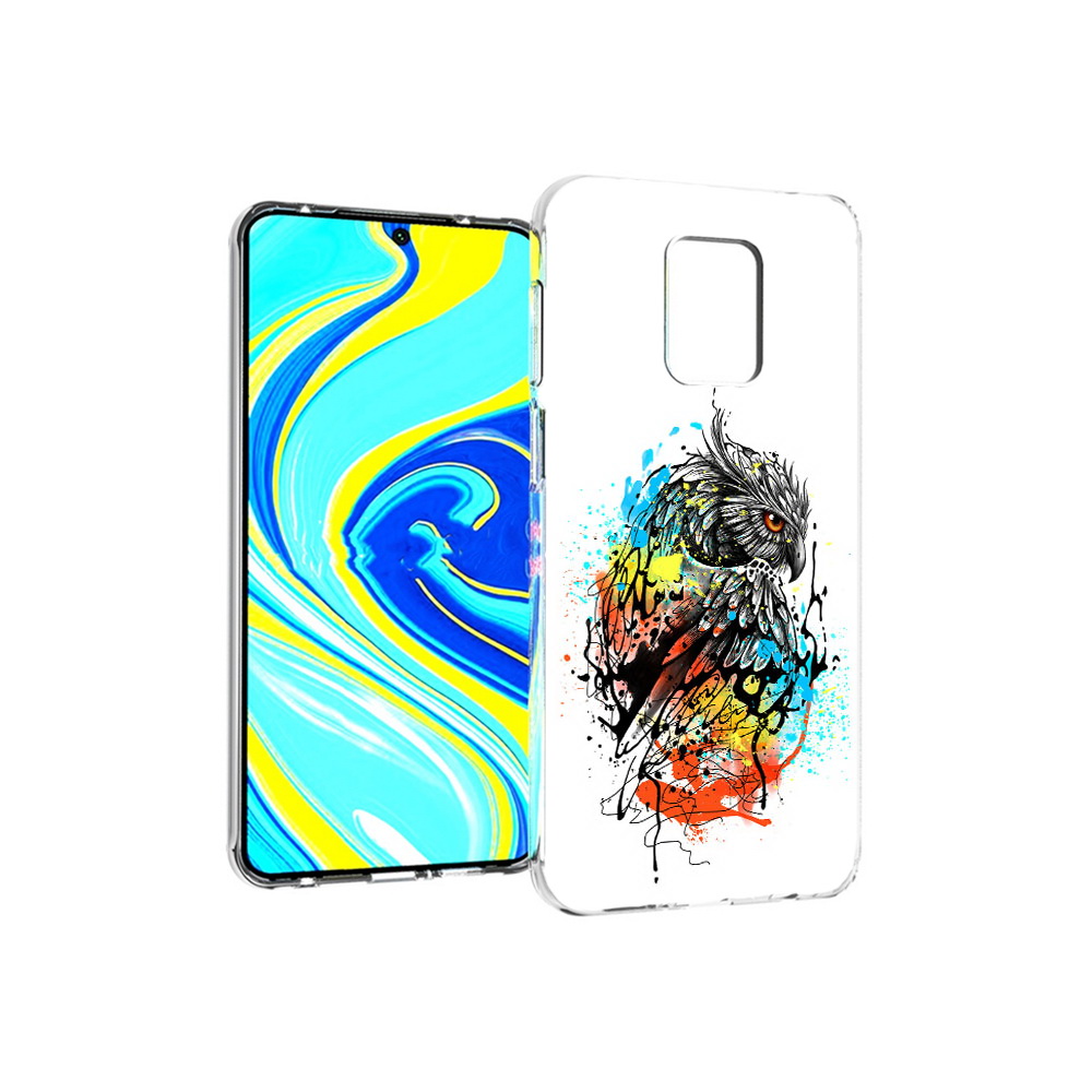 Чехол MyPads Tocco для Xiaomi Redmi Note 9 Pro Творческая сова (PT146368.268.170)