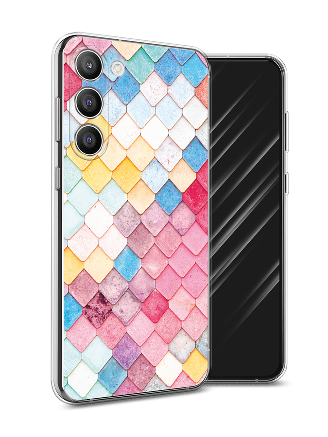 

Чехол Awog на Samsung Galaxy S23 Plus 5G "Нежные ромбики", Красный, 2107450-4