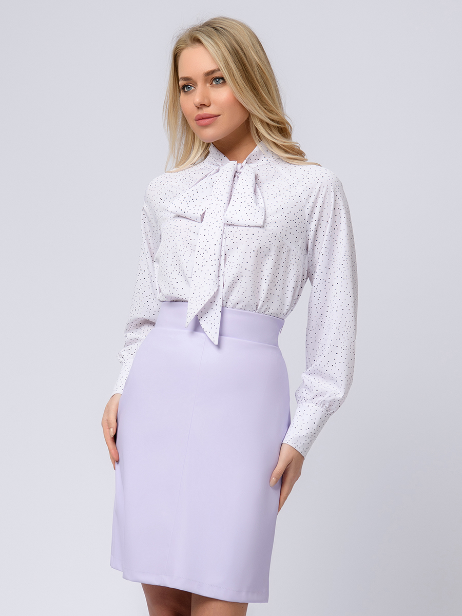 

Юбка женская 1001dress 102911 фиолетовая 48, Фиолетовый, 0102911