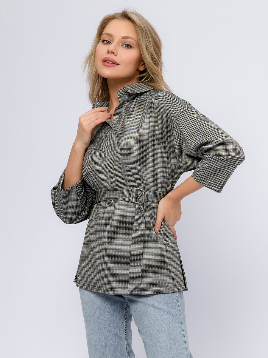 

Блуза женская 1001dress 102915 бежевая 42, Бежевый, 0102915
