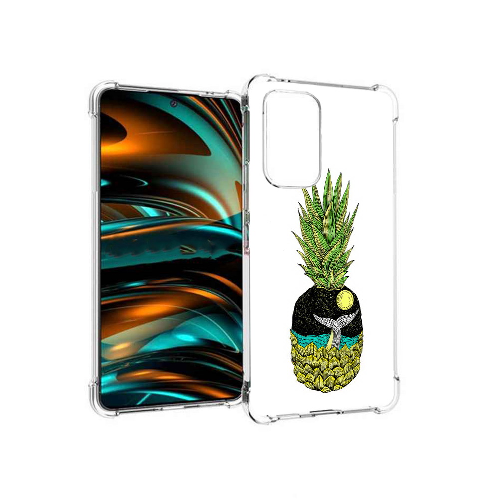 

Чехол MyPads Tocco для Samsung Galaxy A53 5G ананас с китом (PT226911.521.220), Прозрачный, Tocco