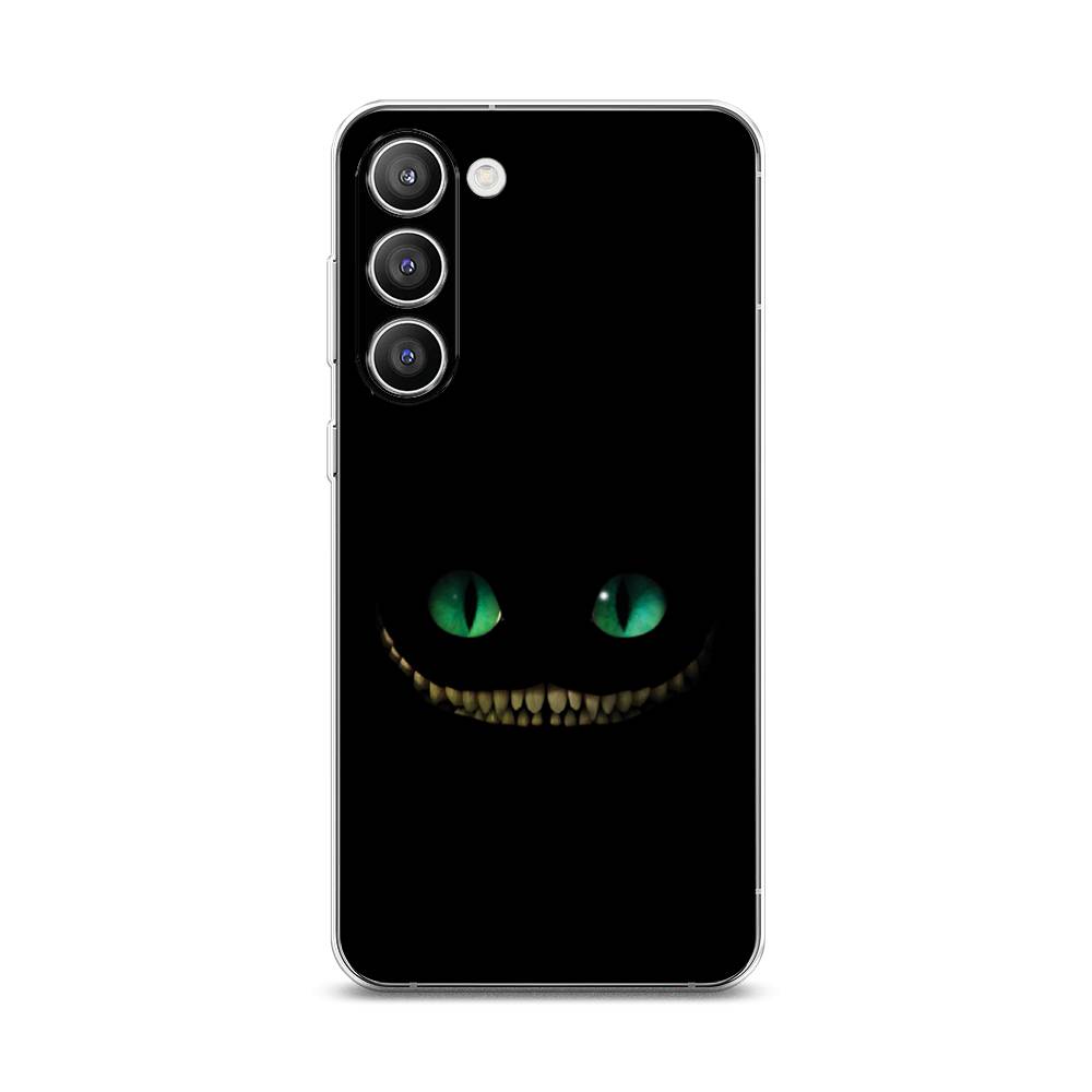 

Чехол Awog для Samsung Galaxy S23 Plus 5G "Зеленоглазый чеширский кот", Черный, 2107450-10