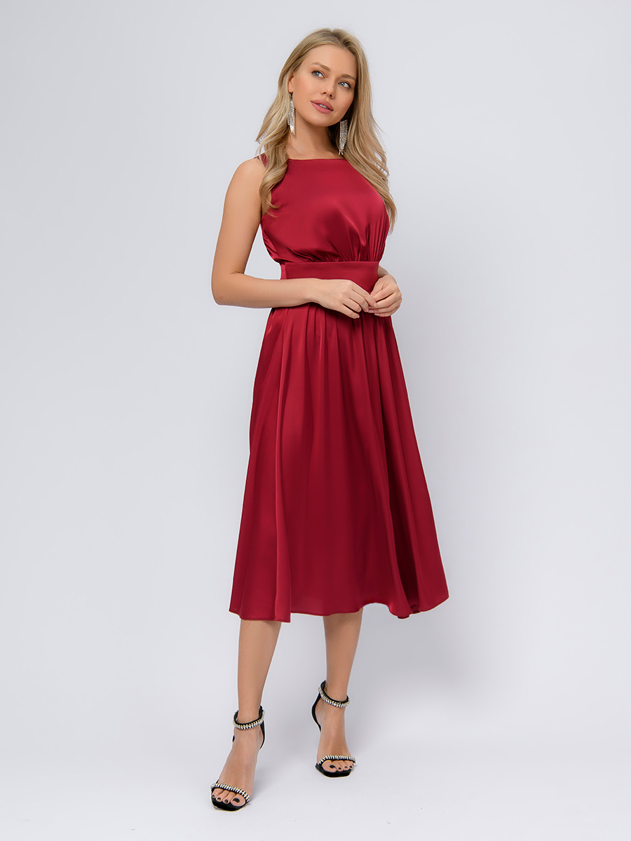 

Платье женское 1001dress 0102916 красное 54-56, Красный, 0102916