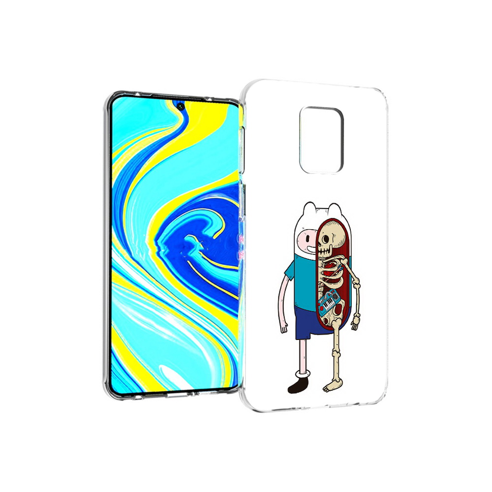Чехол MyPads Tocco для Xiaomi Redmi Note 9 Pro Финн скелет (PT146368.268.187)