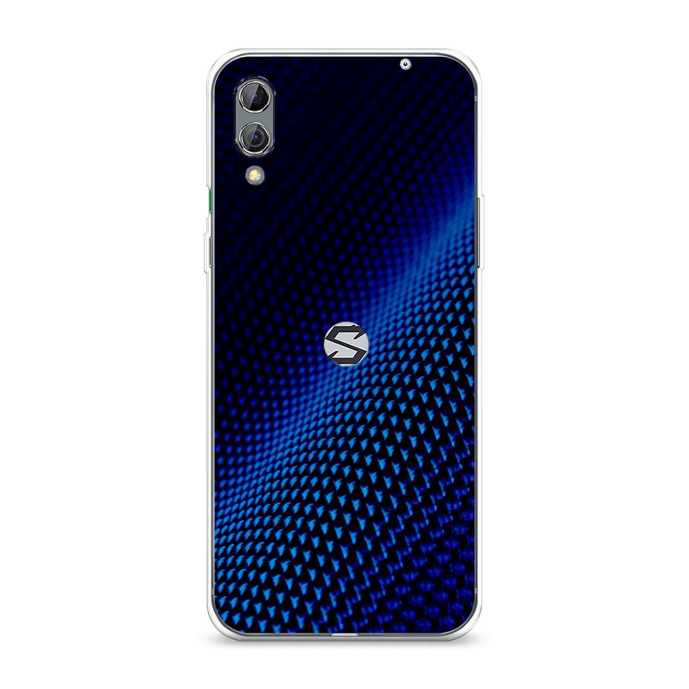 

Чехол Awog на Xiaomi Black Shark 2 "Синий карбон", Разноцветный, 36350-3