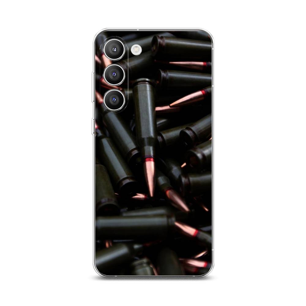 

Чехол Awog на Samsung Galaxy S23 Plus 5G "Пули черные", Черный, 2107450-5