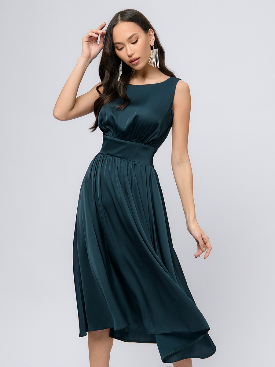 

Платье женское 1001dress 0102916 зеленое 52, Зеленый, 0102916
