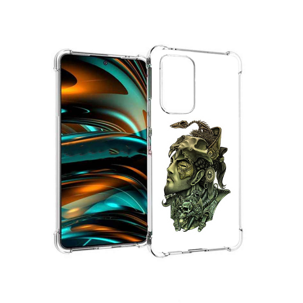 

Чехол MyPads Tocco для Samsung Galaxy A53 5G бронзовый воин (PT226911.521.248), Прозрачный, Tocco