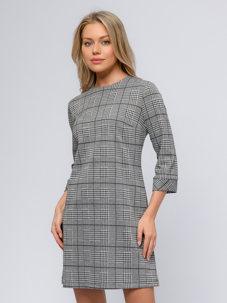 

Платье женское 1001dress 102926 серое 42, Серый, 0102926