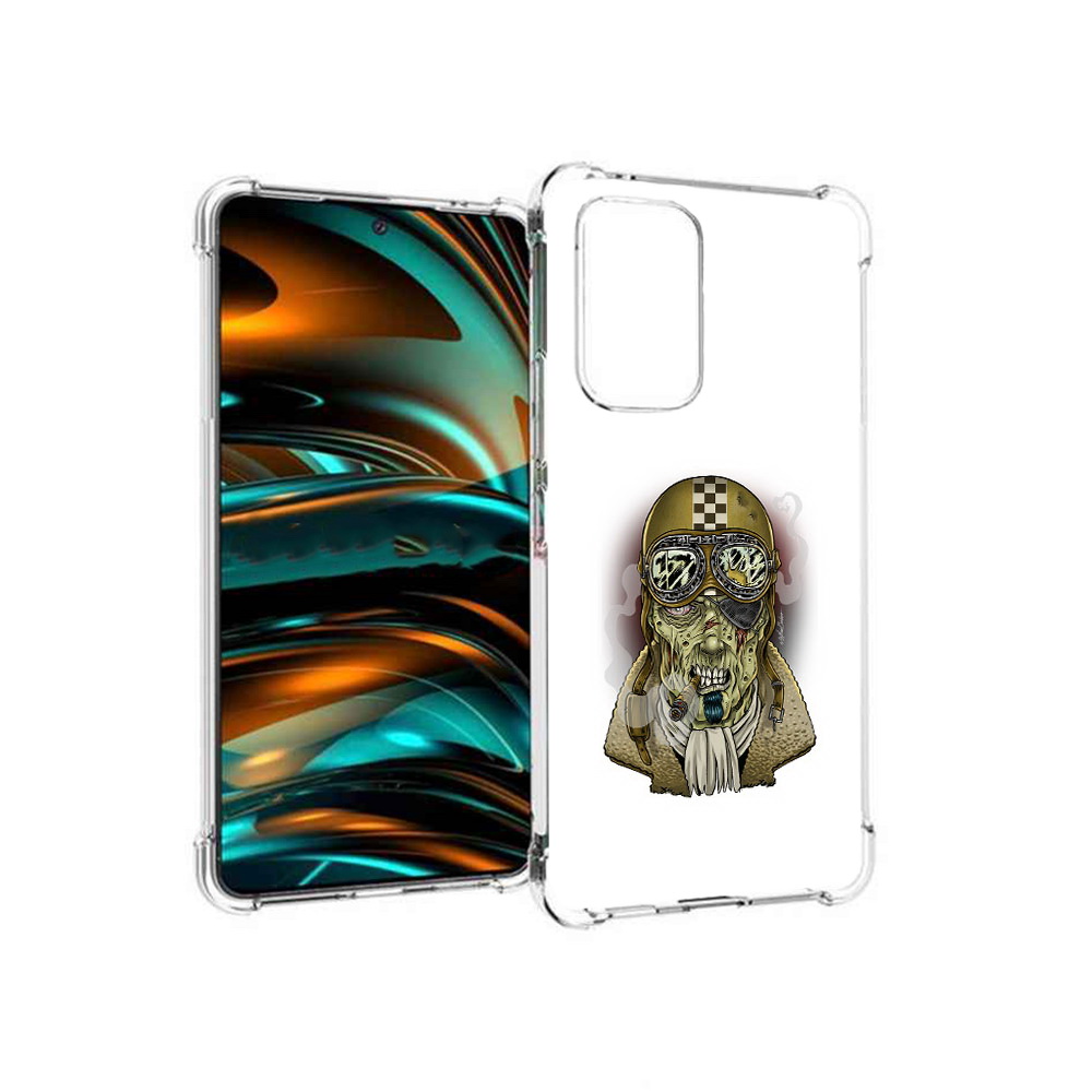 

Чехол MyPads Tocco для Samsung Galaxy A53 5G военный зомби (PT226911.521.264), Прозрачный, Tocco