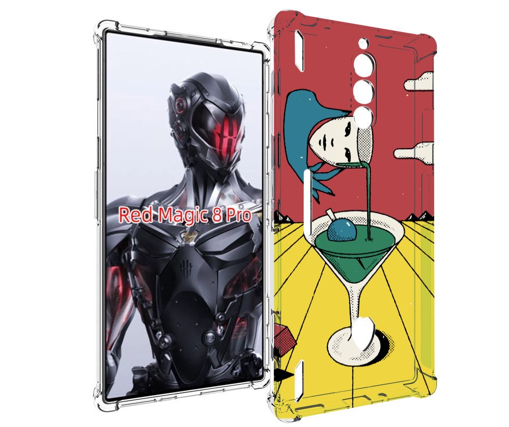 

Чехол MyPads необычный напиток для ZTE Nubia Red Magic 8 Pro / Red Magic 8 Pro Plus, Tocco