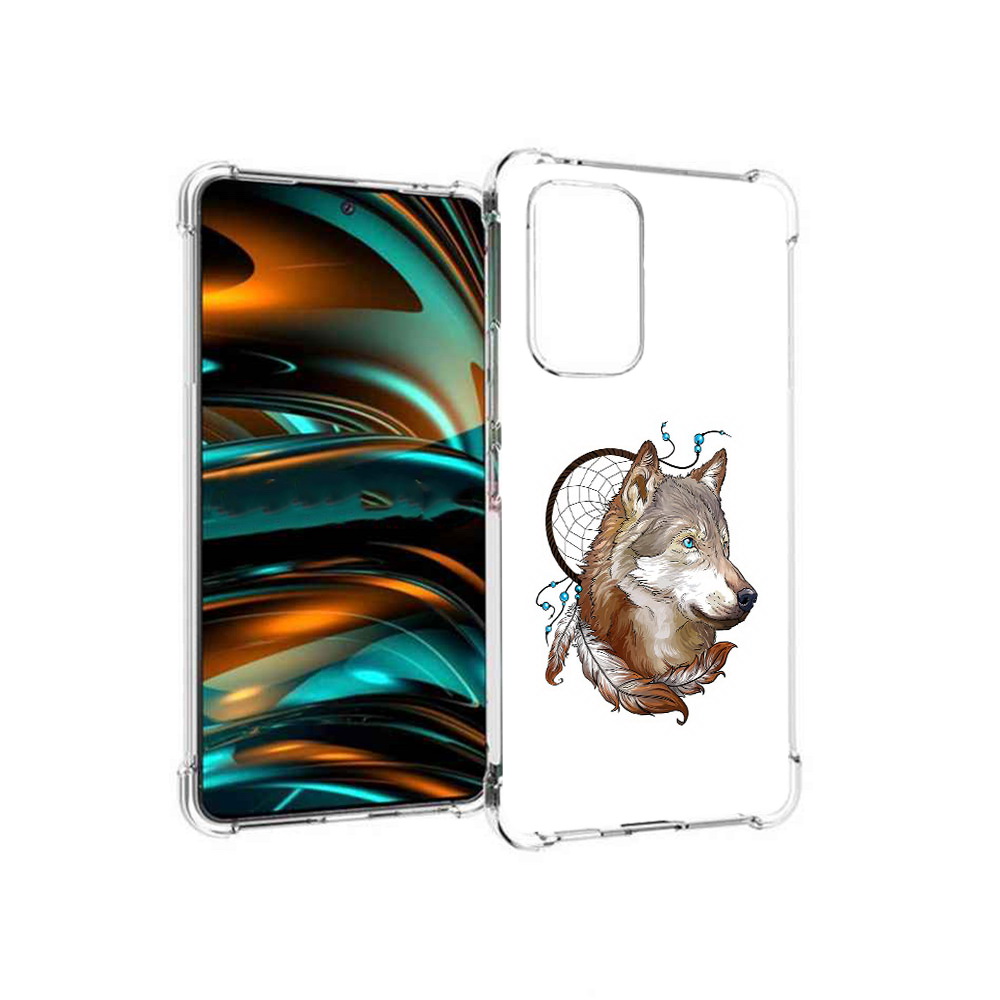 

Чехол MyPads Tocco для Samsung Galaxy A53 5G волк и ловец снов (PT226911.521.269), Прозрачный, Tocco