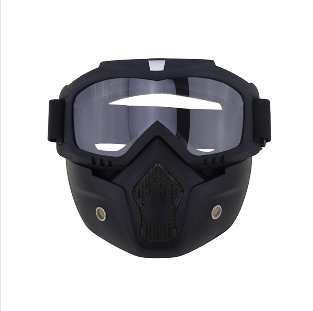 Маска-очки FILINN для лыжников, сноубордистов модель 200 черная