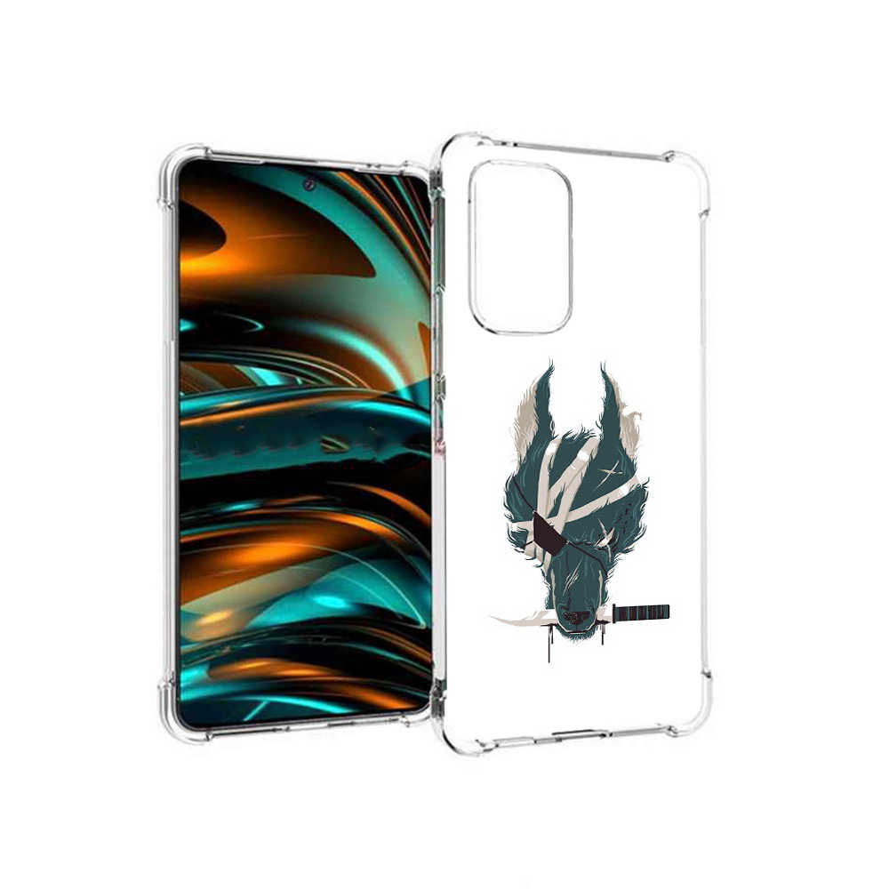 

Чехол MyPads Tocco для Samsung Galaxy A53 5G волк-разбойник (PT226911.521.271), Прозрачный, Tocco