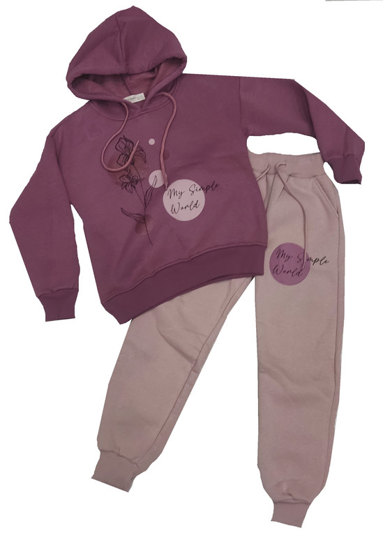 

Костюм повседневный CoolBaby 23290, фуксия, 134, Бордовый, 23290