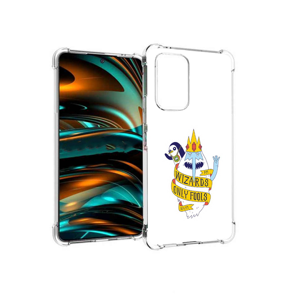 

Чехол MyPads Tocco для Samsung Galaxy A53 5G время приключений снежный король, Прозрачный, Tocco
