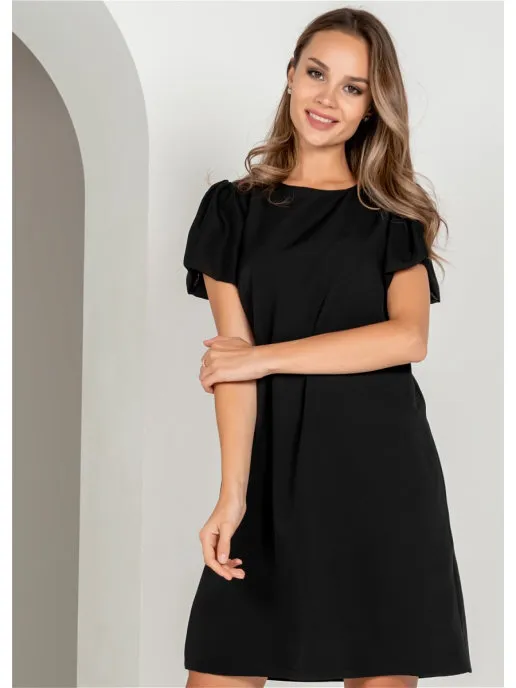 

Платье женское Ashley Rose PL-0868 черное 52 RU, PL-0868